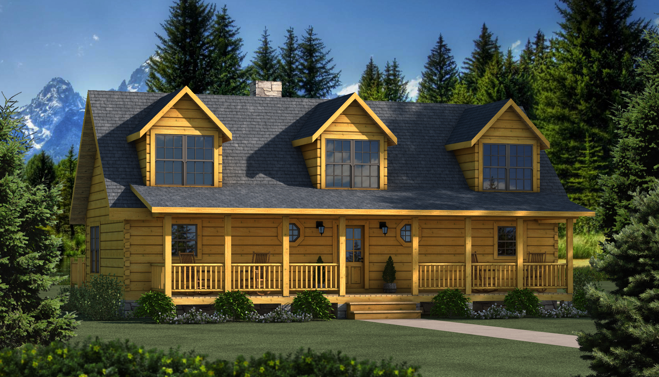 Grand Lake Plans And Information Southland Log Homes